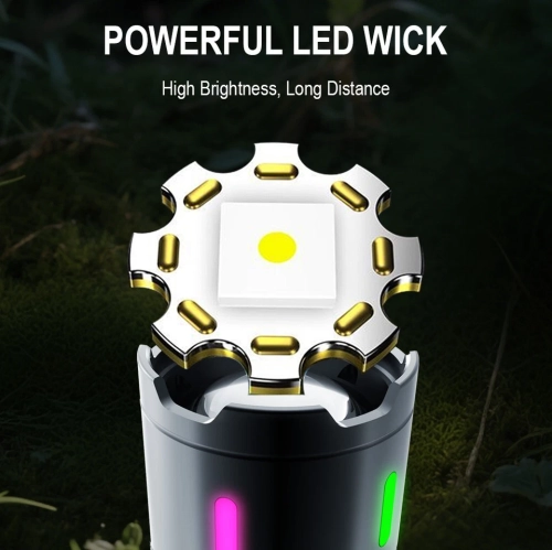 Lampe de travail à longue autonomie COB très lumineuse, portative et multifonction, mini lampe de poche à longue portée rechargeable