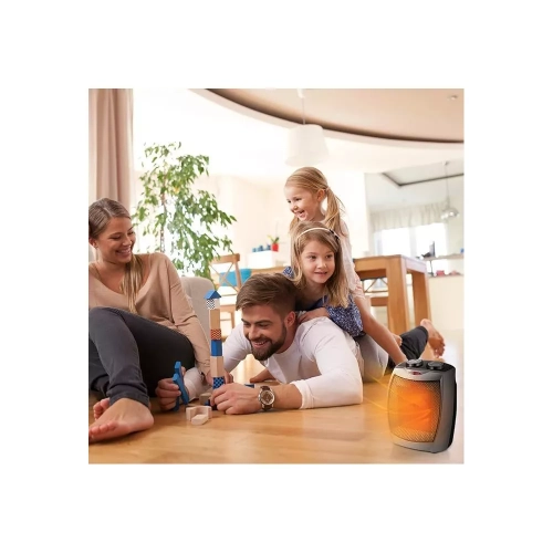 COWSAR Quiet Tabletop Electric Heater with Overheat Protection – Portable for Home & Office