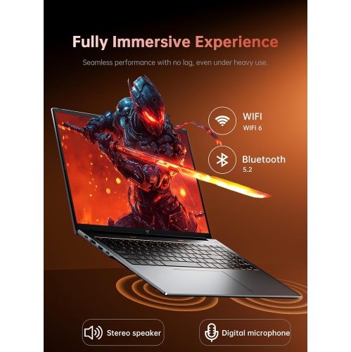 ACEMAGIC RX16 16" Gaming Laptop - Grey, AMD Ryzen 7 7735HS(8C/16T, Up to 4.7GHz), Integrated AMD Radeon 680M graphics, 16GB DDR5/512GB SSD NVMe SSD