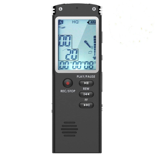 MYACUC  Digital Lcd Display Mp3 Player HD Voice Recorder USB Professional Dictaphone Audio Voice Recorder With Wav Mp3 Player