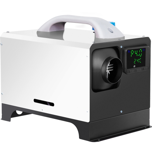 VEVOR 8KW Diesel Air Heater, Parking Heater 12V Truck Heater, One Air Outlet, with Black LCD Switch, Remote Control, Fast Heating Compact Diesel