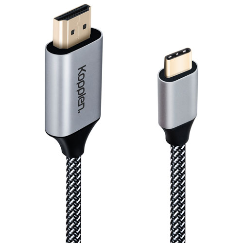 Kopplen 2m (6.6 ft.) USB-C to 8K UHD HDMI Cable (CBL-CH03SGR) - Space Grey