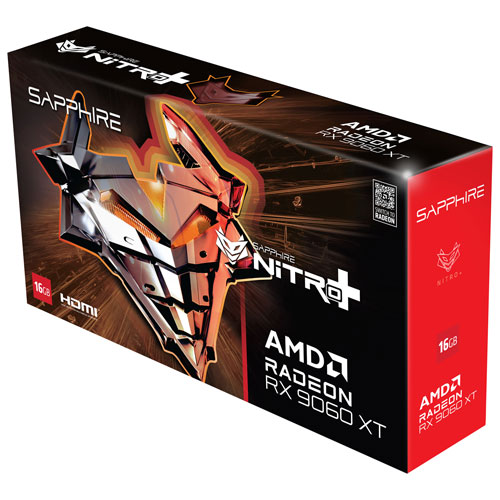 Sapphire Nitro+ AMD Radeon RX 9060 XT 16GB GDDR6 Video Card
