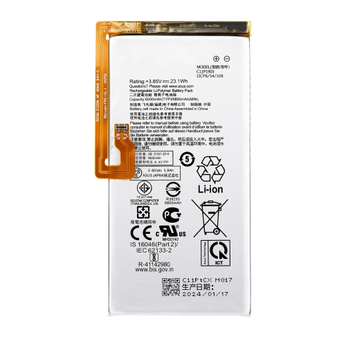 MS TECH  Replacement Battery Compatible for Asus Rog Phone 3 (Zs661Ks / Zs661Kl) (C11P1903)