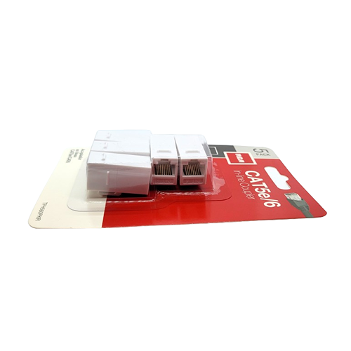 Set of 5 CAT5e/CAT6 Couplers – RJ45 Female to Female