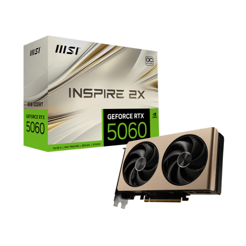 MSI RTX 5060 8G Inspire 2X OC Graphics Card