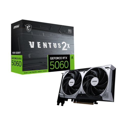 MSI Gaming RTX 5060 8G Ventus 2X OC Graphics Card