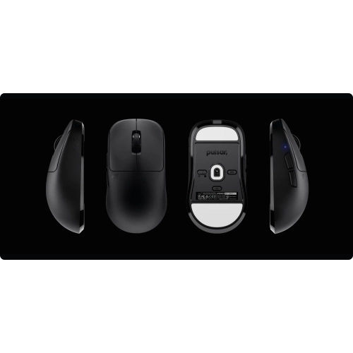 Pulsar TenZ Signature Edition Wireless Gaming Mouse - Ultra-Lightweight 47g, 8K Polling, PAW3395 Sensor, Symmetrical Shape - Black
