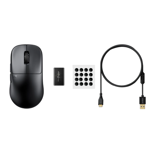 Pulsar TenZ Signature Edition Wireless Gaming Mouse - Ultra-Lightweight 47g, 8K Polling, PAW3395 Sensor, Symmetrical Shape - Black