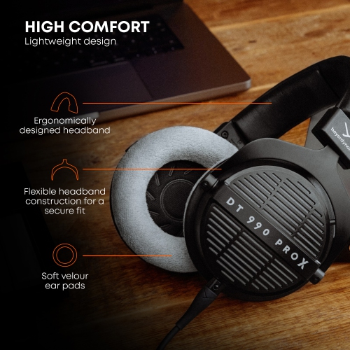 DT 990 PRO X Studio headphones for critical listening and editing