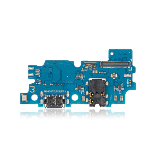 Charging Port With headphone Jack Compatible For Samsung Galaxy A30 (Premium)