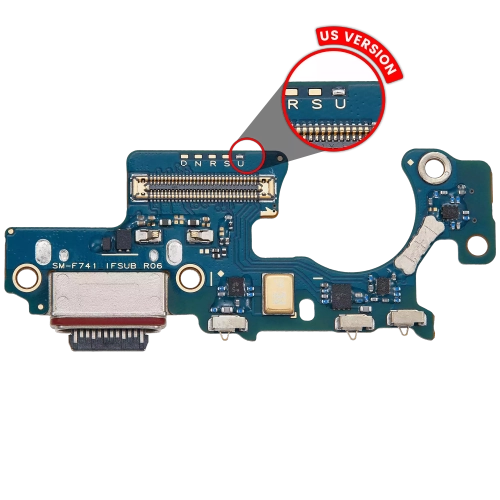 Charging Port With Board Compatible For Samsung Galaxy Z Flip 6 (Premium) (US Version)