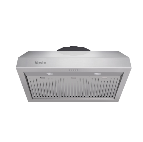 Vesta Madrid 36" Under Cabinet 1000 CFM 3-Speed Stainless Steel Silver Range Hood