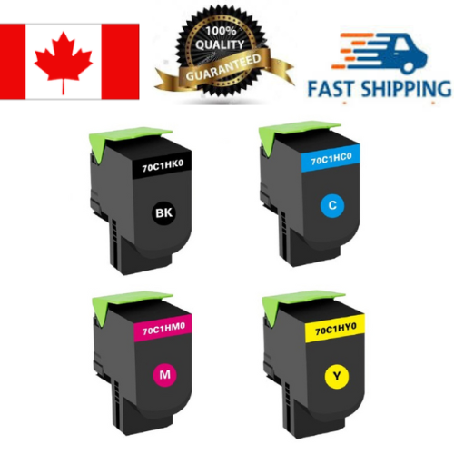 Lexmark 70C1H Toner Cartridge Combo,Compatible