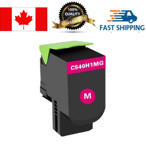 Lexmark C540H1MG Magenta Toner Cartridge, Compatible