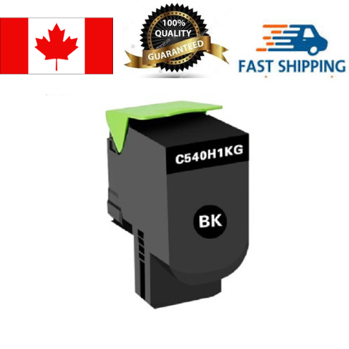 Lexmark C540 C540H1KG Black Toner Cartridge, Compatible