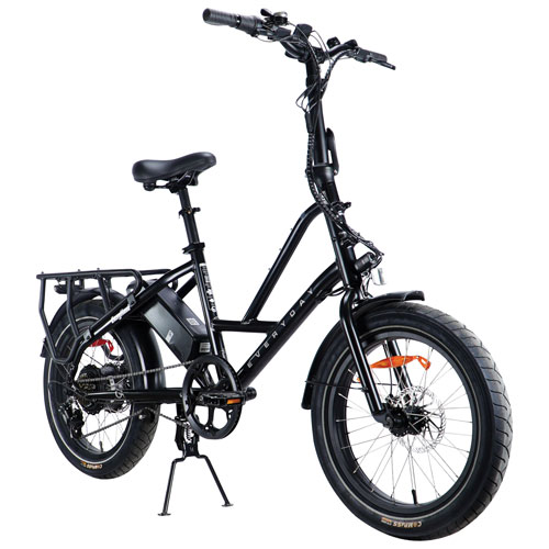 Everyday Essentials EasyHaul Foldable ST Electric Cargo Bike (350W Motor/60km Range/32km/h Top Speed