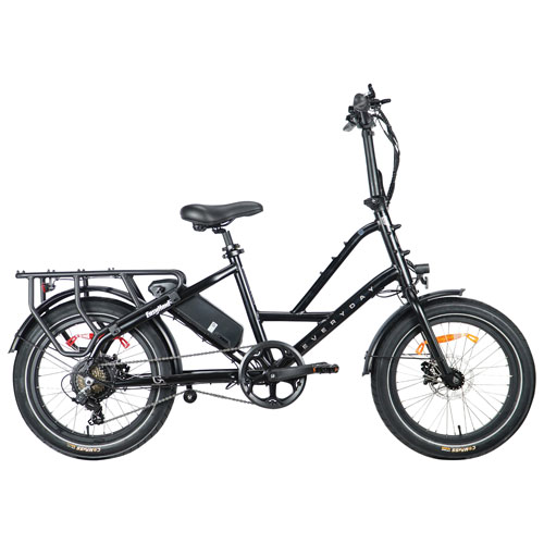 Everyday Essentials EasyHaul Foldable ST Electric Cargo Bike (350W Motor/60km Range/32km/h Top Speed