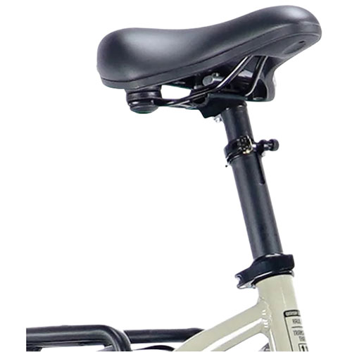 Vélo électrique cargo repliable à cadre bas EasyHaul d'Everyday Essentials - Taupe