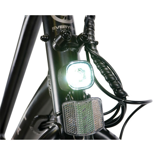 Vélo électrique cargo repliable à cadre bas EasyHaul d'Everyday Essentials - Taupe