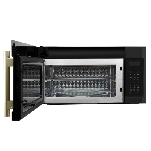 Forno Fornace 30-Inch Over the Range Convection Microwave, Black – 1.5 cu.ft, 300 CFM Vent, Touch Control, LED Light