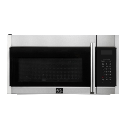 Forno Fornace 30-Inch Over the Range Convection Microwave, Stainless Steel â€“ 1.5 cu.ft, 300 CFM Vent, Touch Control, LED Light