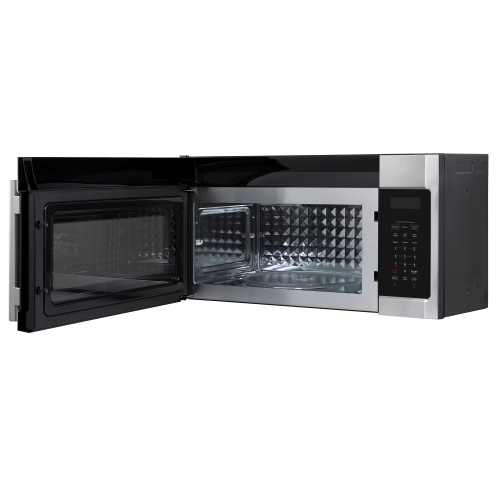 Forno Fornace 30-Inch Over the Range Convection Microwave, Stainless Steel – 1.5 cu.ft, 300 CFM Vent, Touch Control, LED Light