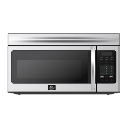 Forno Scalo 30-Inch Over the Range Microwave, Stainless Steel â€“ 1.6 cu.ft, 300 CFM Vent, Touch Control, LED Light