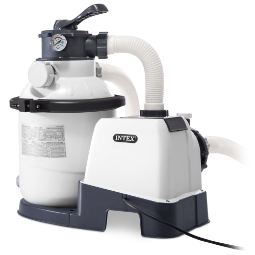 INTEX  Krystal Clear 1500 Gph Filter Pump for Above Ground Swimming Pools In Sand Love sand filters the best