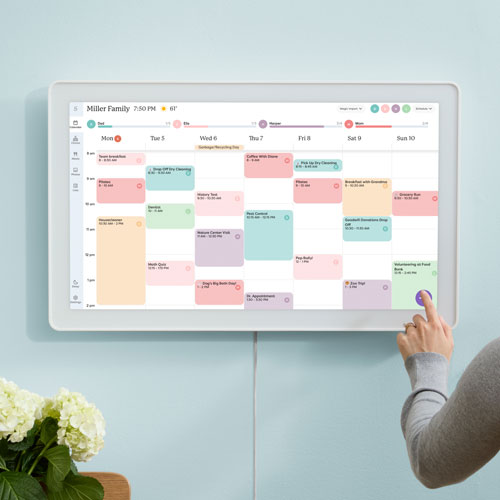 Skylight 27" Touchscreen Calendar Smart Display - White