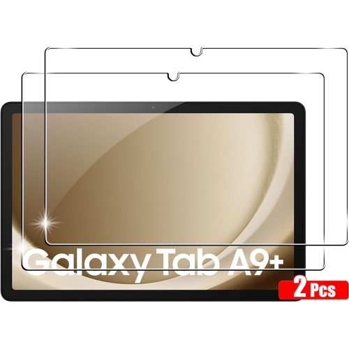 XCRS [2 Pack] Tempered Glass Screen Protector for Samsung Galaxy Tab A9 Plus 11-inch 2023, 9H Hardness
