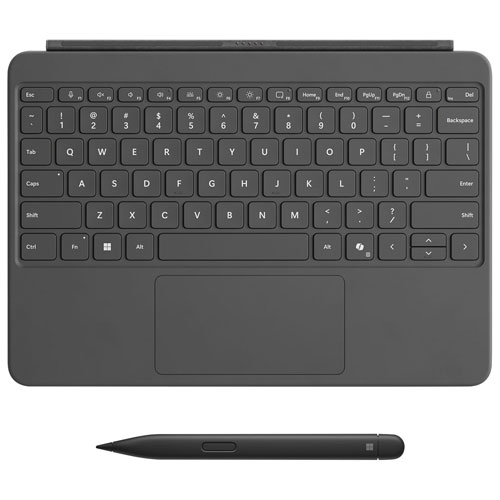 Clavier pour Surface Pro de 12 po de Microsoft avec stylet Slim Pen - Ardoise - Anglais