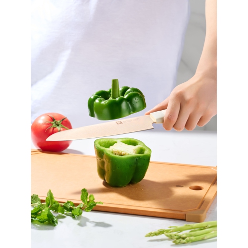 ZWILLING Now Pro 7 Piece, Knife Block Set, White