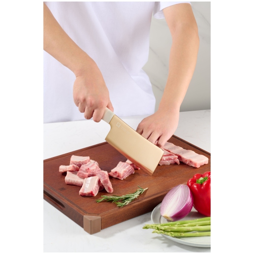 ZWILLING Now Pro 7 Piece, Knife Block Set, White