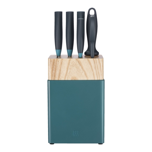 ZWILLING  Now S 7 Piece, Knife Block Set, Blueberry They look great, have good heft, very sharp and cut great