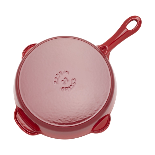 STAUB Pans 22 cm / 8.5 inch Cast Iron Traditional Deep Frypan, Cherry