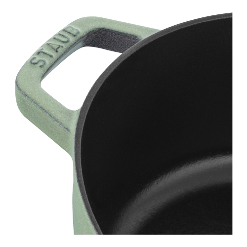 STAUB La Cocotte 5.5 L Cast Iron Oval French Oven, Sage