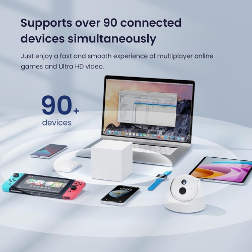 Tenda Nova Mesh WiFi System MW6 - Cover up to 6000 sq.ft - AC1200 Whole Home WiFi Mesh Router - Refurbished Excellent
