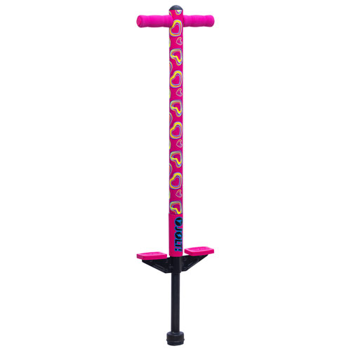 Flybar Jolt Pogo Stick - Pink Hearts