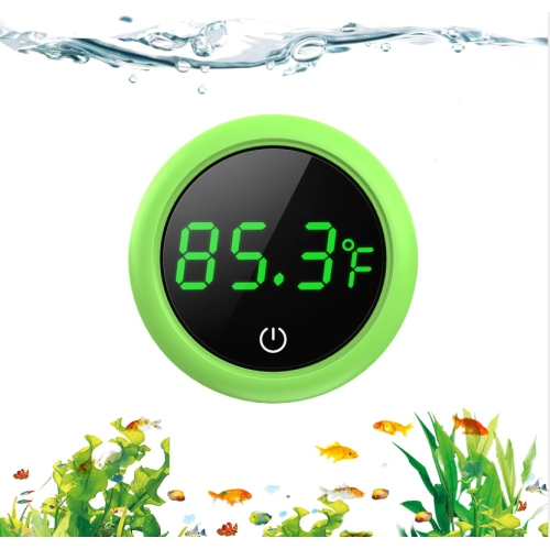 Fish Tank Thermometer, Aquarium Self-Adhesive Thermometer LCD Digital Fish Tank Mini Thermometers Large Screen Monitor Terrarium Temperature Meter