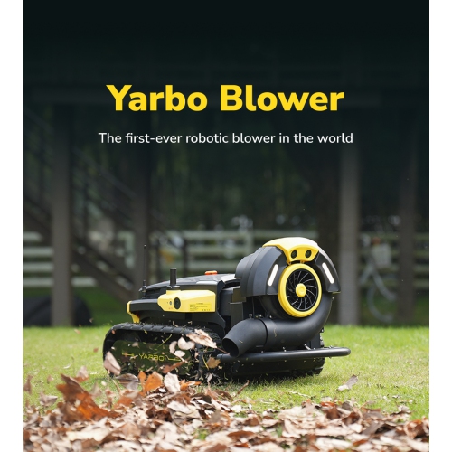 YARBO Robot Lawn Mower and Robotic Blower with Modular Design, Auto-Charging, AI Multi-Zone Mapping & RTK for Navigation