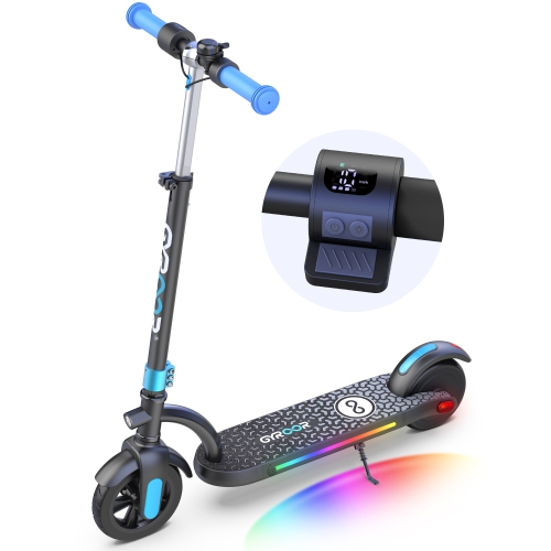 Image 1 of 6.. MIHOVER Electric Scooter for Kids, 180W Motor 10mph Speed Electric Scooter with Adjustable Handlebar and LED Lights