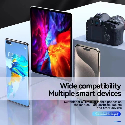 Chargeur de téléphone mobile pour l'auto Recharge ultrarapide Allume-cigare télescopique chargeur de voiture rapide chargeur de voiture adaptateur de