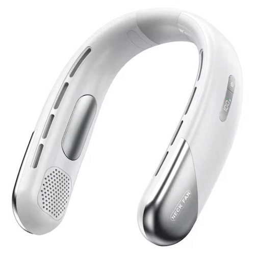 Ventilateur portatif Climatiseur de cou Refroidissement Col Refroidisseur Prêt-à-porter Enveloppe de ventilateur Col Rechargeable Un cadeau cool