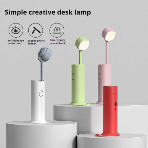 Desk lamp dedicated rechargeable eye protection desk lamp LED reading dormitory lamp study small desk lamp small mobile power portable emergency