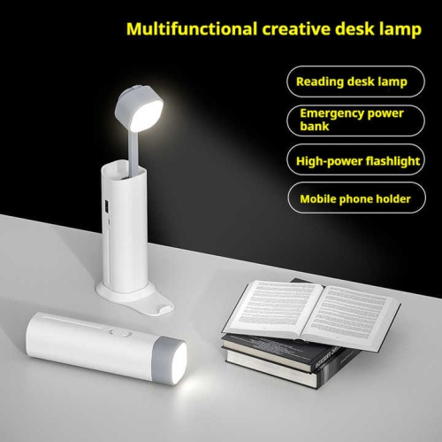 Desk lamp dedicated rechargeable eye protection desk lamp LED reading dormitory lamp study small desk lamp small mobile power portable emergency