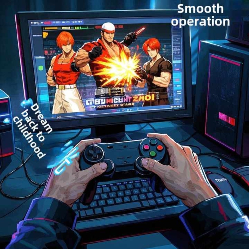 M8 Retro Game Console Double Wireless Joystick Double Battle Arcade Retro HD TV Home Game Console 8000+ Games 32G