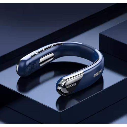 Ventilateur portatif Climatiseur de cou Refroidissement Col Refroidisseur Prêt-à-porter Ventilateur Col Gonflé Rechargeable Cadeau frais Hommes et