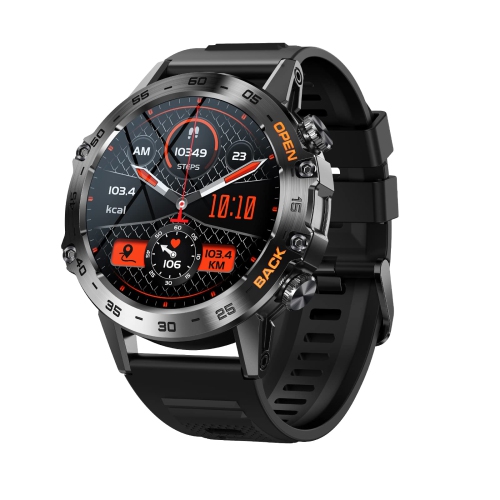 MYACUC  Smart Watch for Men, Outdoor Bluetooth Sports Watch, 1.39In HD Fitness Sleep Monitor for Android Ios, With Pedometer Sport Mode