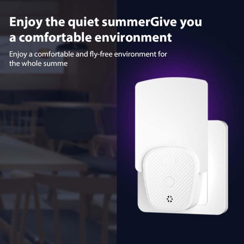 Indoor UV Fly Trap, Plug-in Bug Light Trap with UV and Blue Light, Kitchen Plug-in UV Trap, Indoor Use